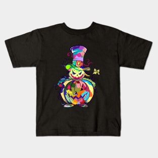 Halloween Pumpkins wpap pop art Kids T-Shirt